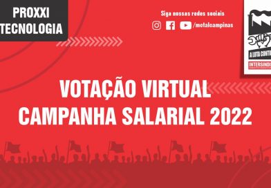 PROXXI – RESULTADO da Votação Virtual Campanha Salarial