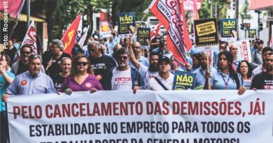 GM: TRT determina a reintegração dos 839 trabalhadores demitidos na planta de SJC GM: TRT determina a reintegração dos 839 trabalhadores demitidos na planta de SJC