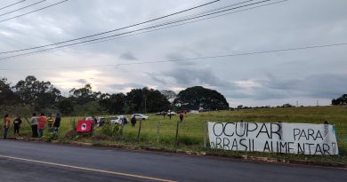 Todo apoio à ocupação da Fazenda Santa Mariana pelo MST