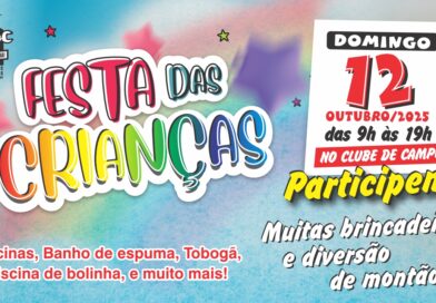 Festa das Crianças no Clube de Campo, dia 12 de Outubro, confira as regras